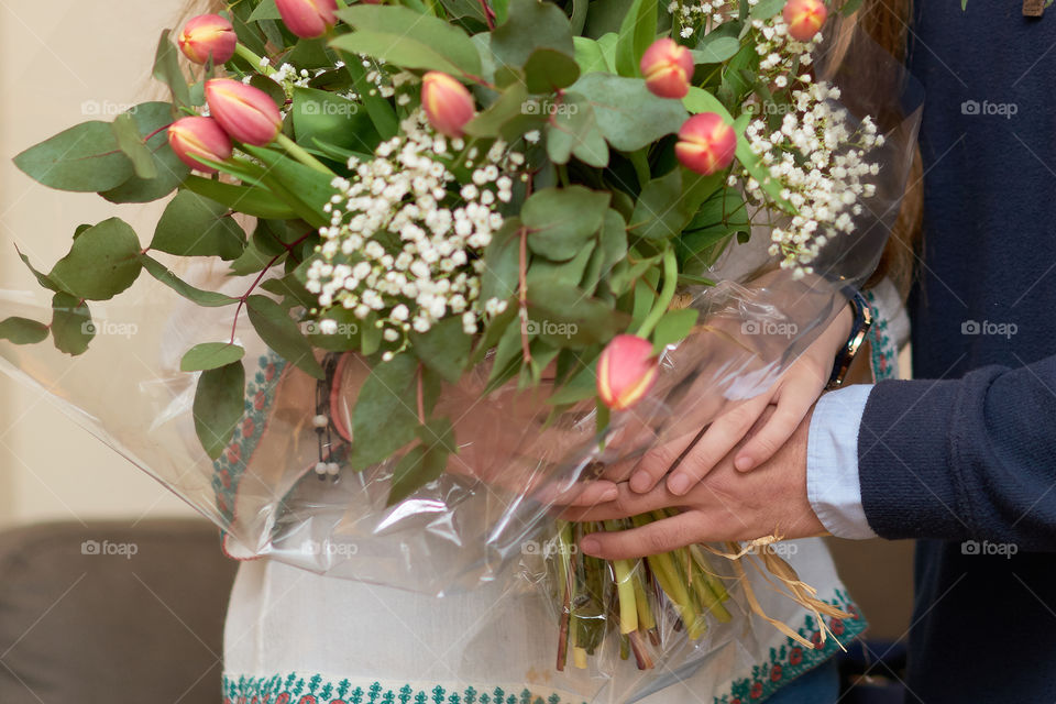 Hands and Flowers