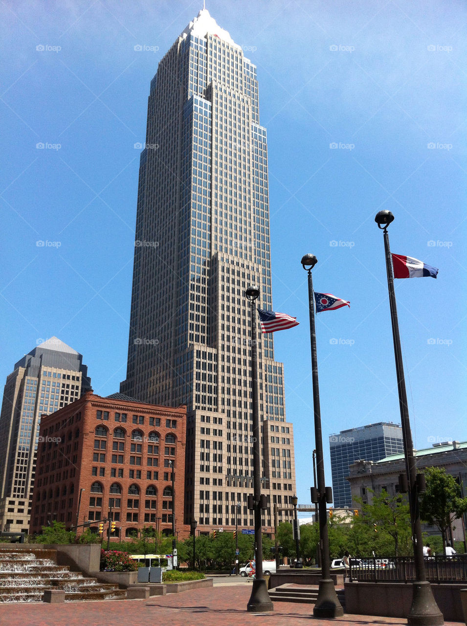 fountain downtown ohio cleveland by evesevere