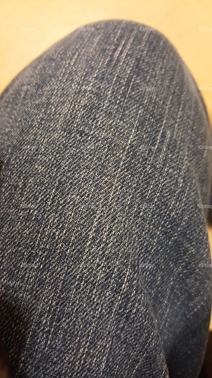 A close up view of a pair of jeans