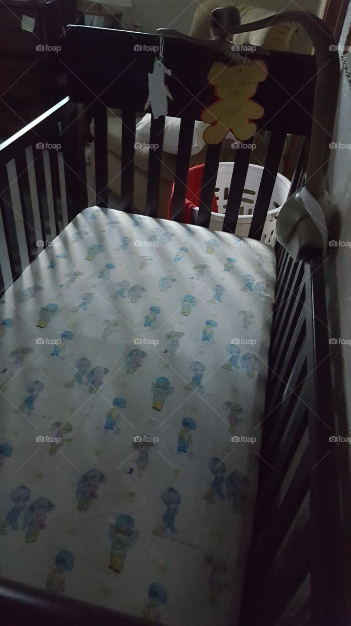 big step to move into your own bed. harder for momma or baby? sunlight sleeping through the crib boards. I'll miss softly snoring baby next to me