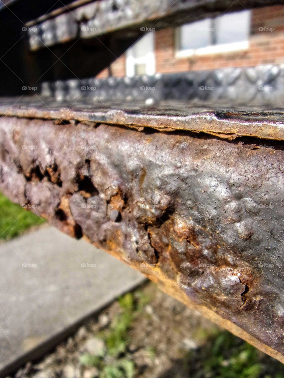 Rusty stairs