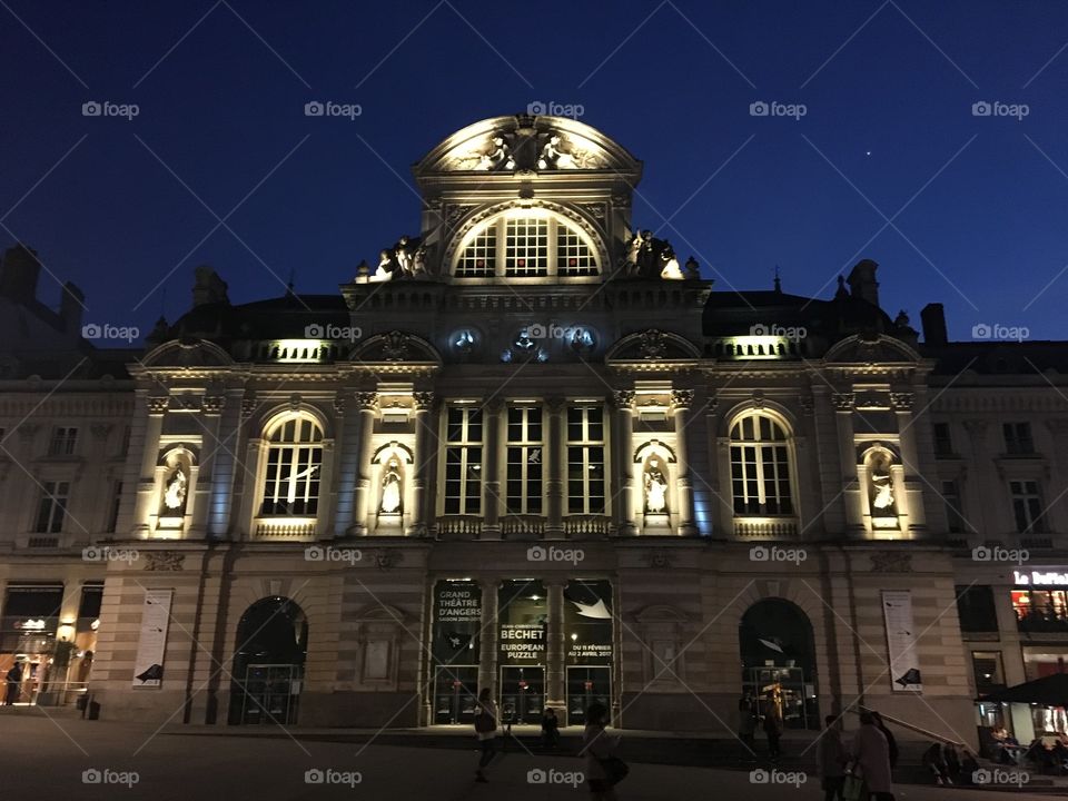 Angers Place de l'hôtel de Ville 