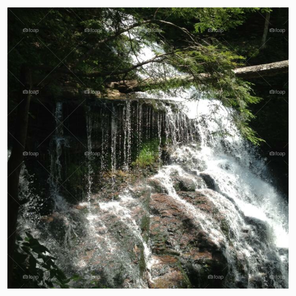 Waterfalls at Rickett's Glen