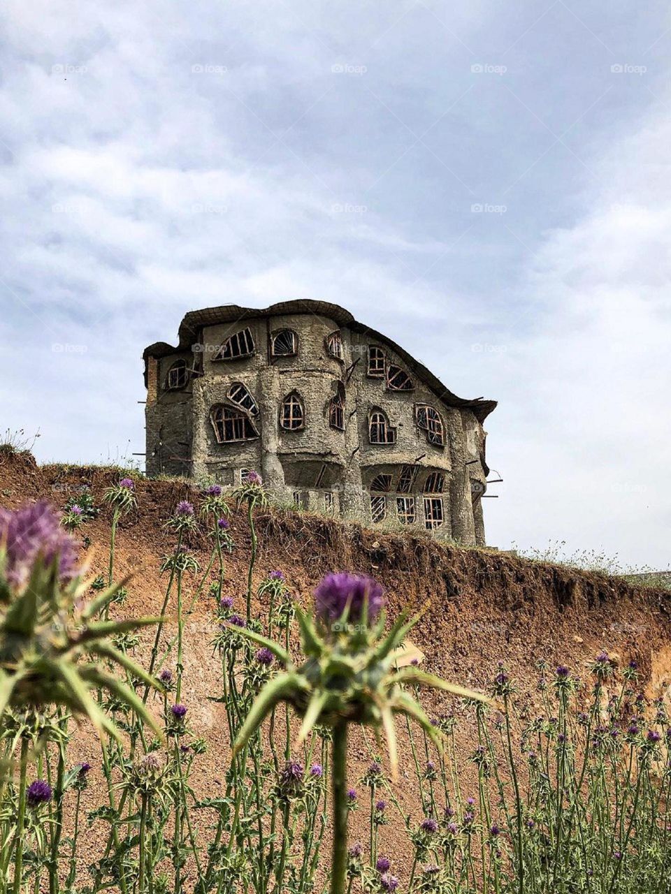 There are stories that this house i has attracted the attention of ghosts because of its strange structure