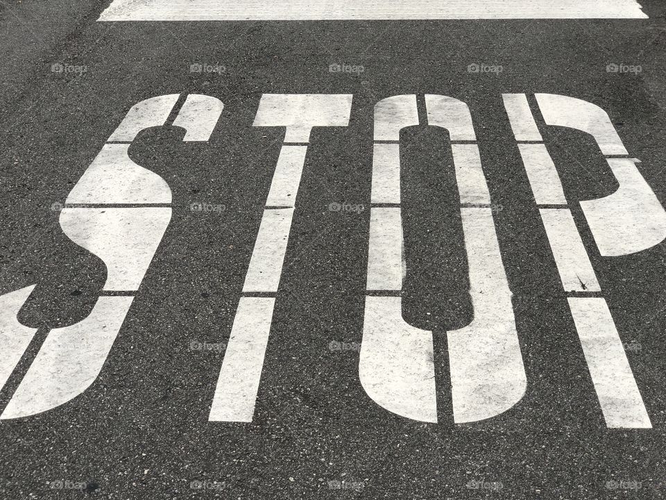 Stop sign road