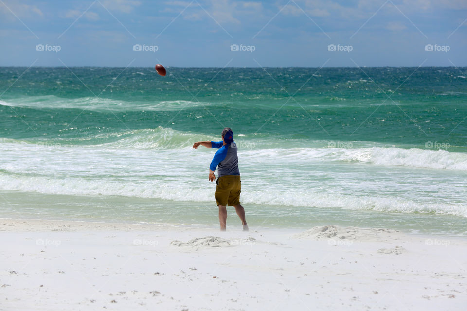 Football on the Beach