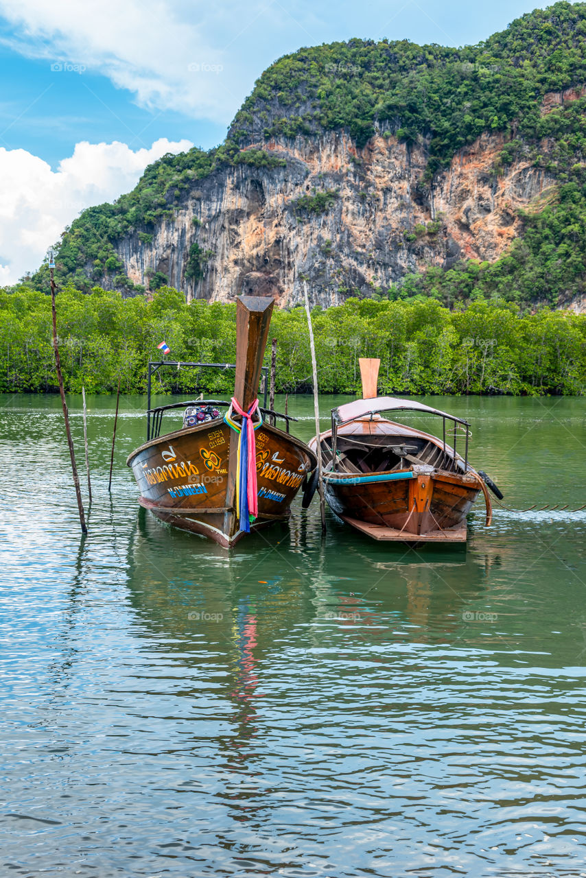 Boat trip tour in the southern of Thailand