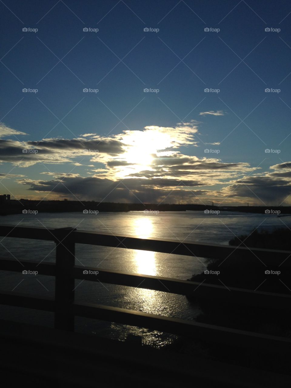 Sunset on the Bridge 