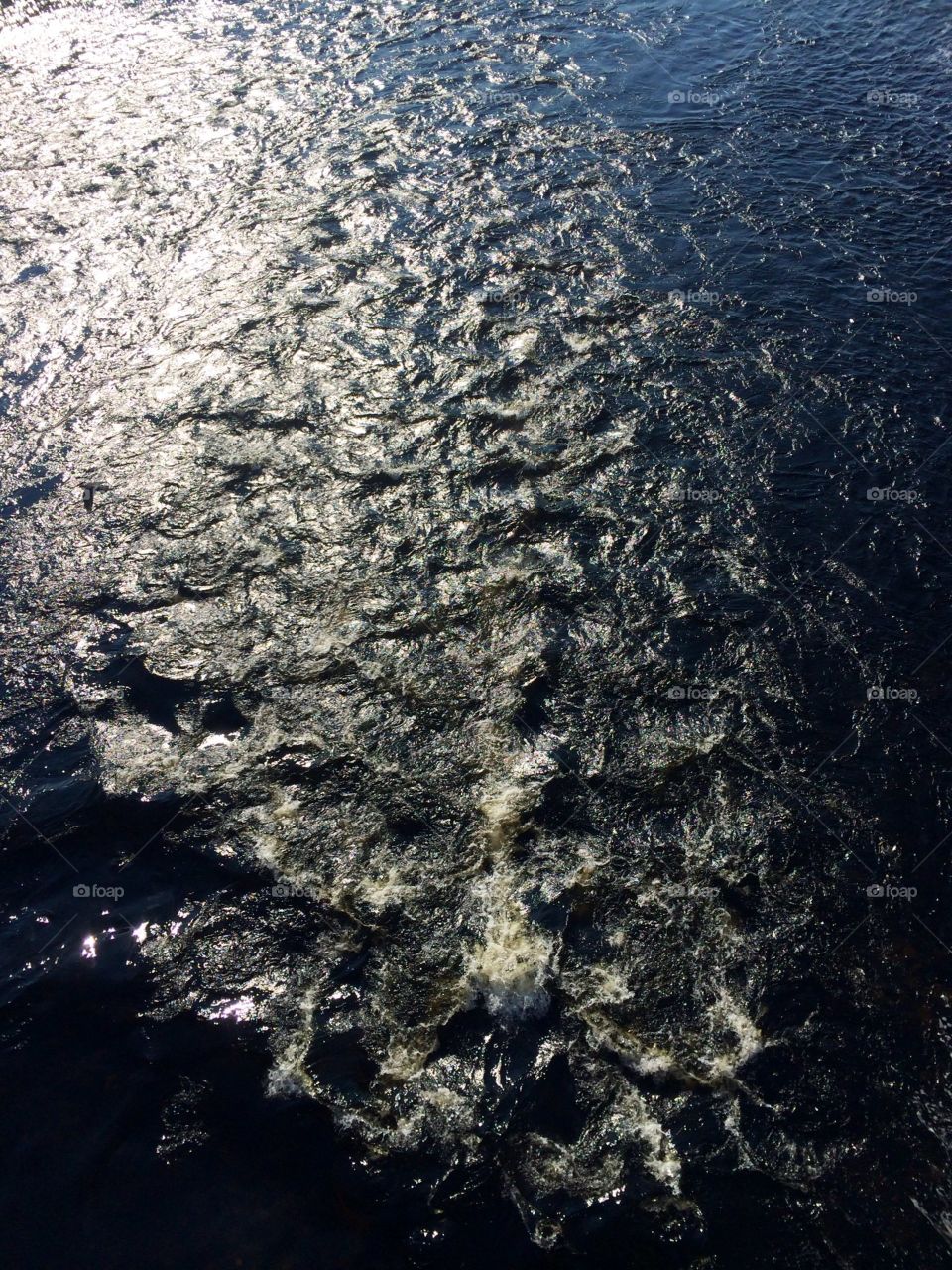 Water from the Bridge. Loved the churn of this dark river - gorgeous texture. Amazing how different bodies of water can be.
