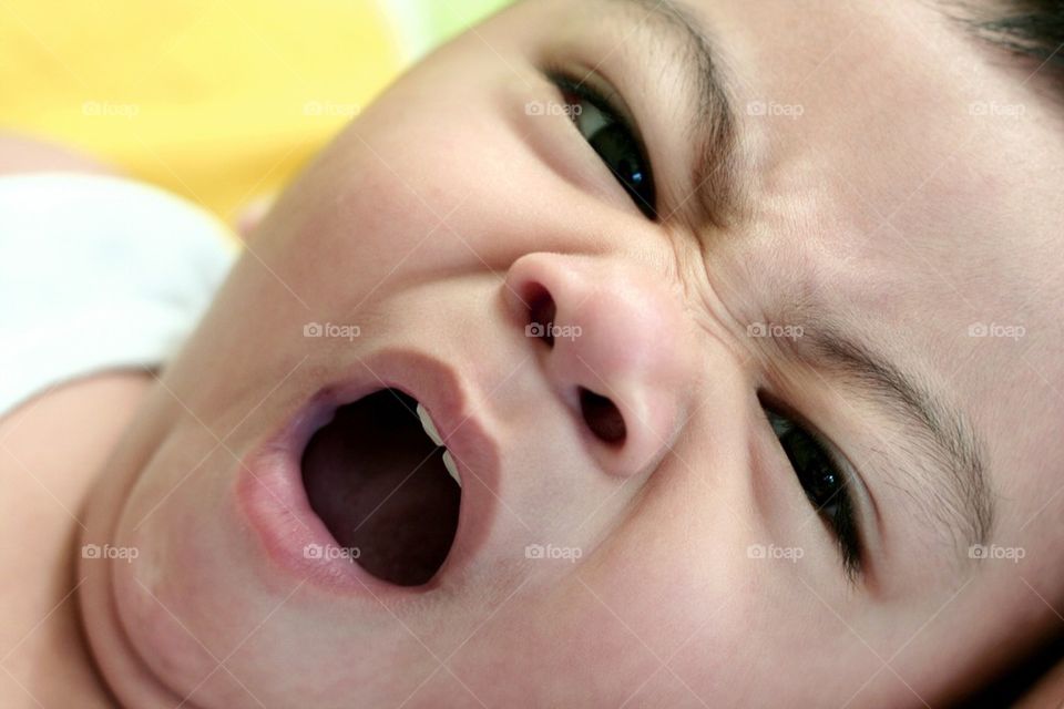 Yawning child