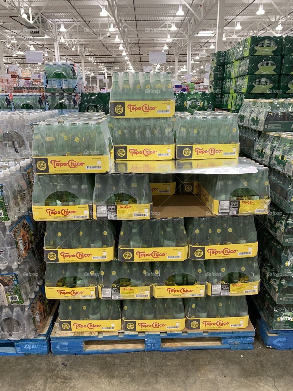 Topo Chico mineral water Costco case shopping warehouse agua thirsty sparkling 