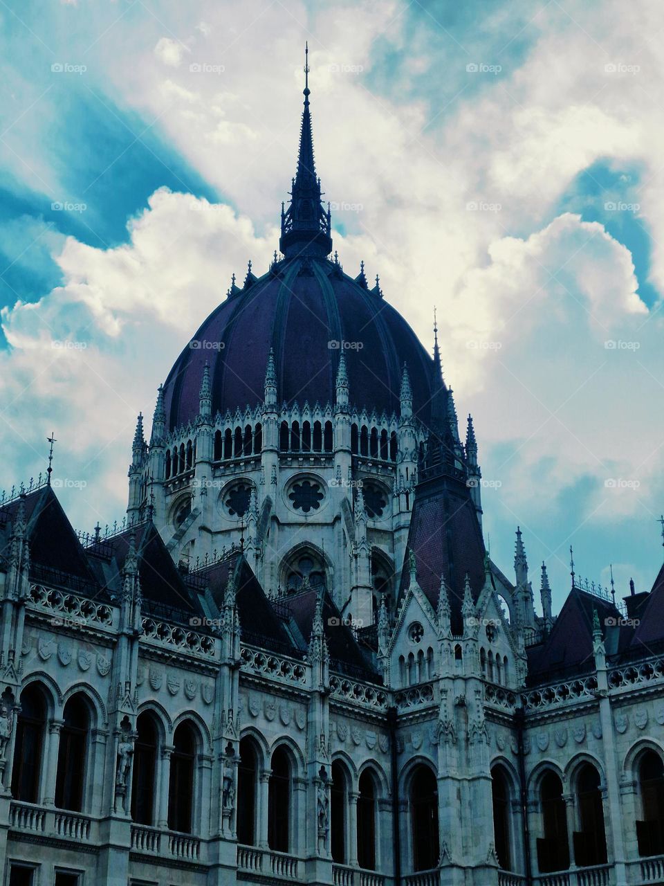 the hungarian parliament in budapest