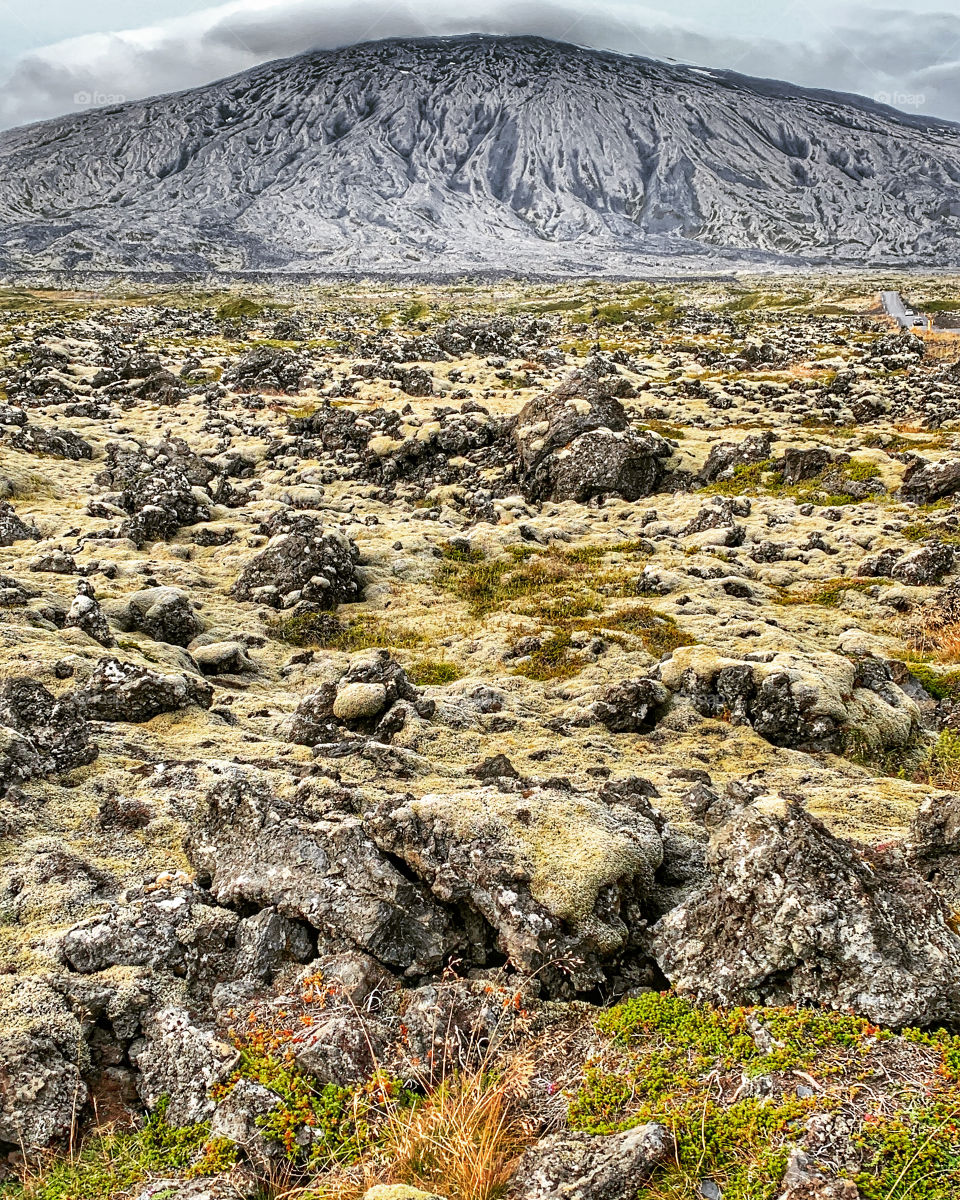 Snæfellsbær, lava field