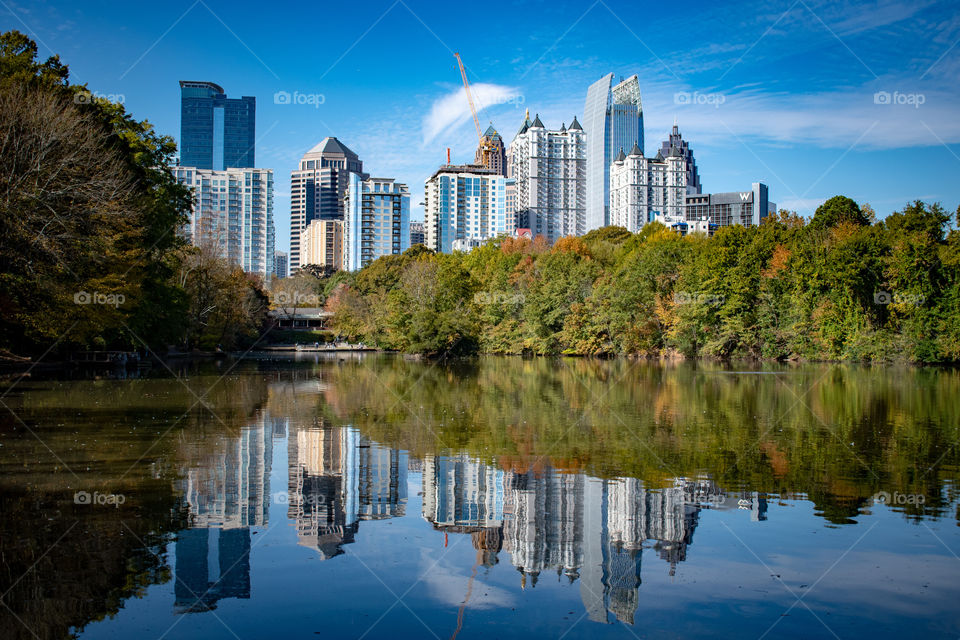 Atlanta Skyline from Piedmont Park