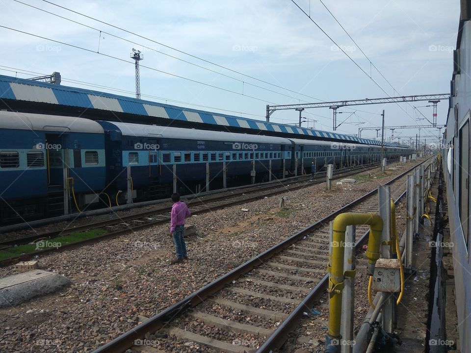 India rail way track