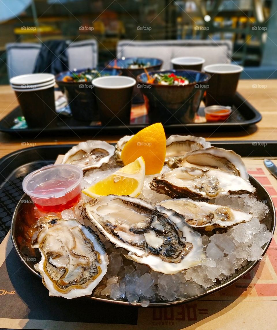 Oysters.