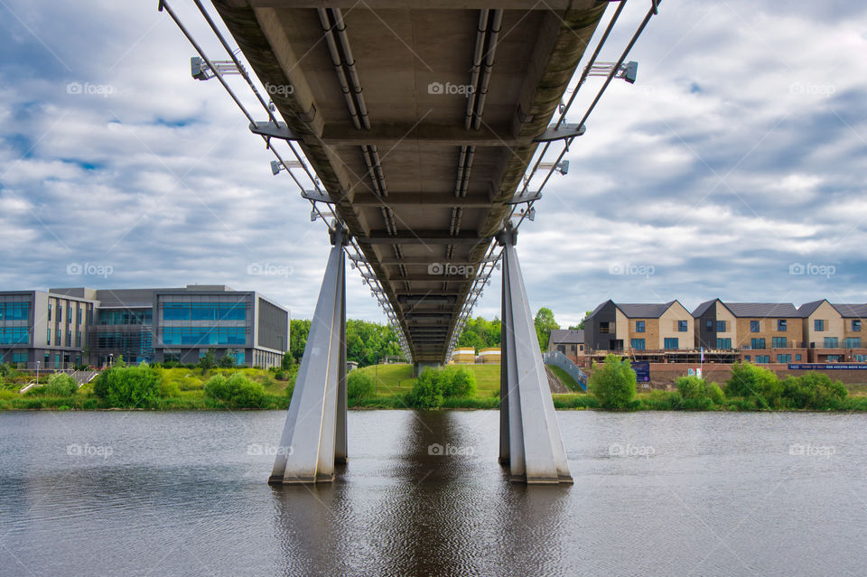 underneath the Infinity Bridge.