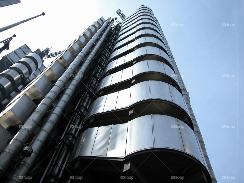 Lloyd’s building in London (Lime Street)