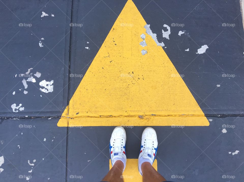 Feet on the street