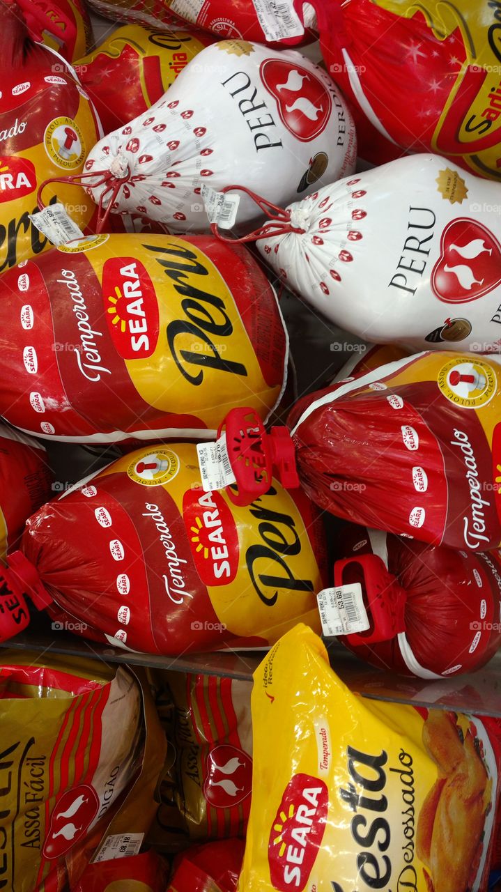 Peru temperado para Festas Natalinas. Seara, Perdigão, Sadia...