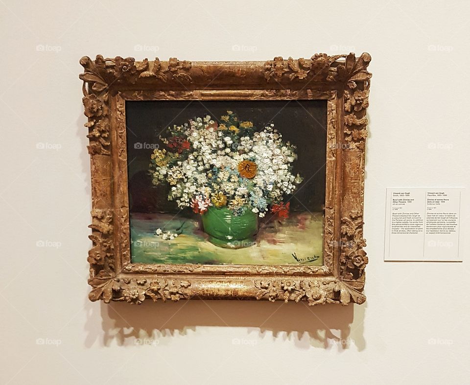 Van Gogh painting in art gallery Canada