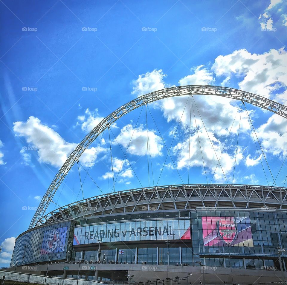 Wembley FA CUP SEMI FINAL. This is the semi final of Wembley reading v arsenal