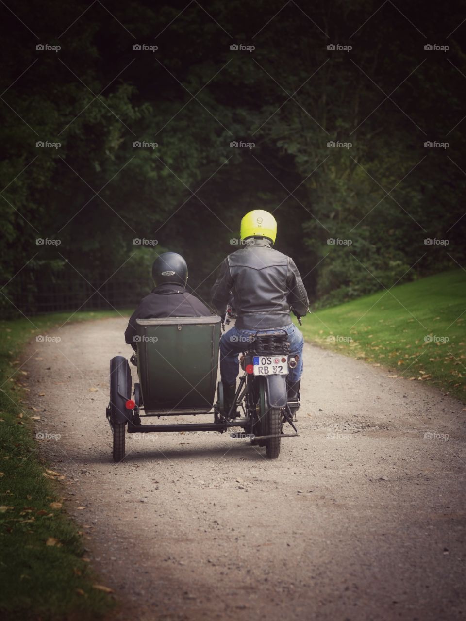 Motorcycle. Sidecar 