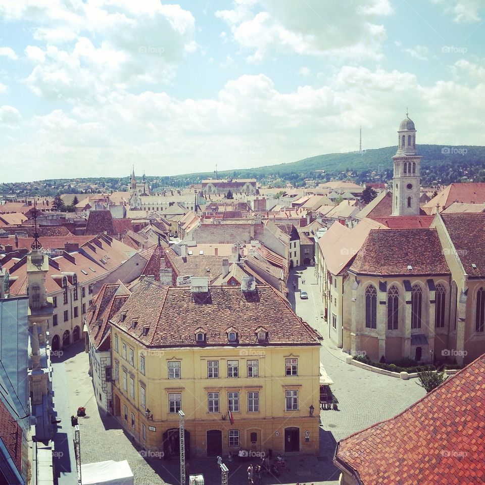 Beautiful city in Hungary