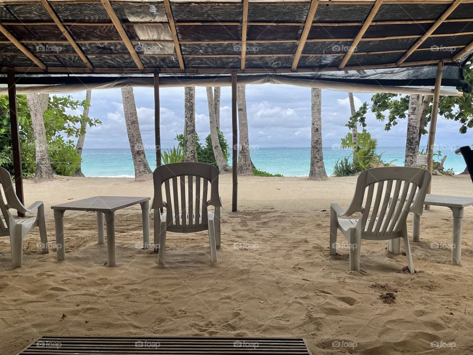 Beahfront view relaxing 