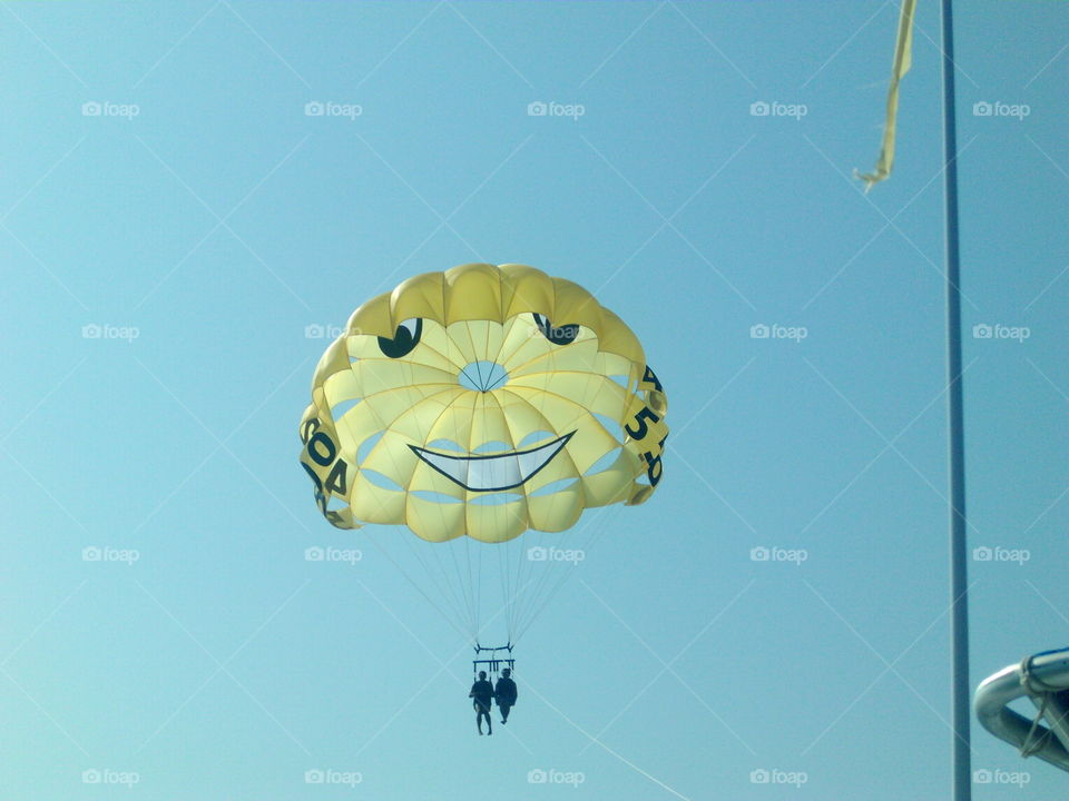 Sky, Air, Wind, Parachute, Balloon