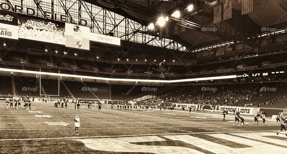 indoor football arena