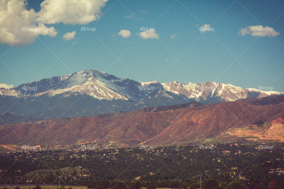 Mount Elbert from Colorado Springs, Colorado 2