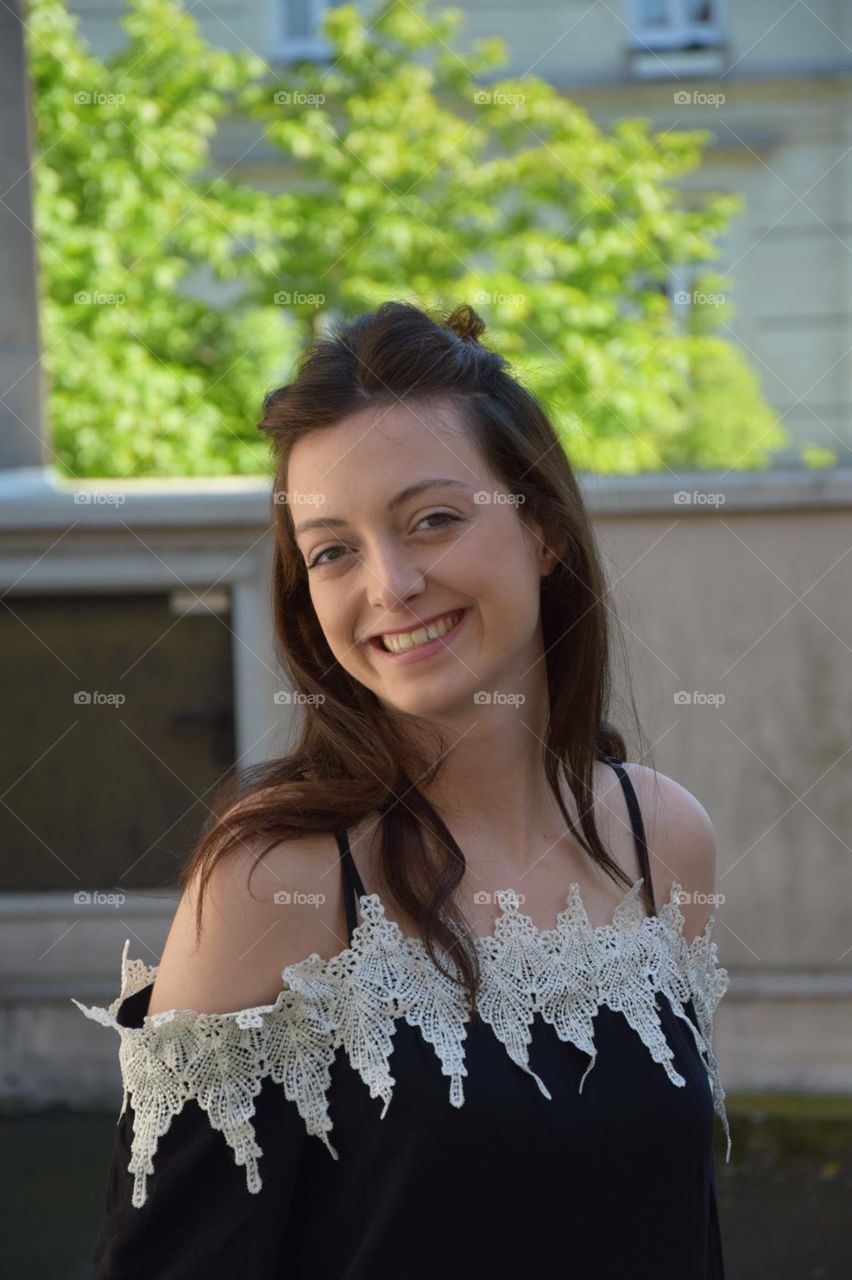 Big smile in angers France 