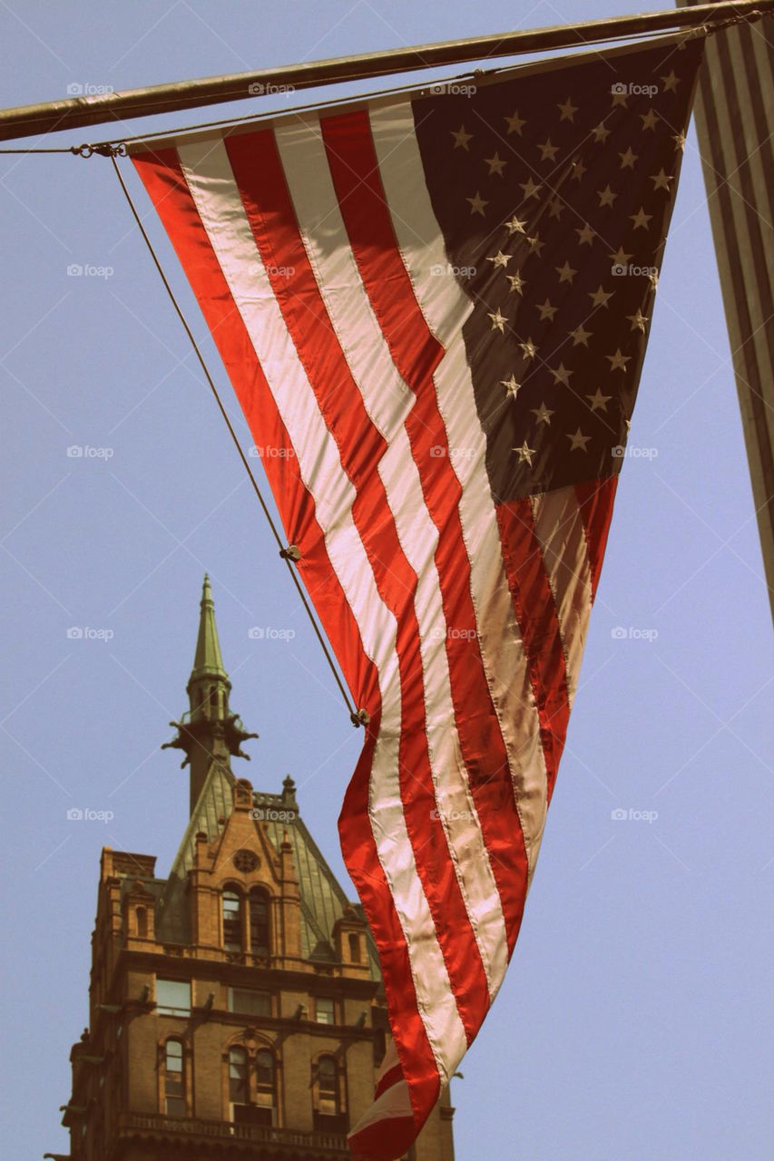 nyc usa usa flag dream by kandovit