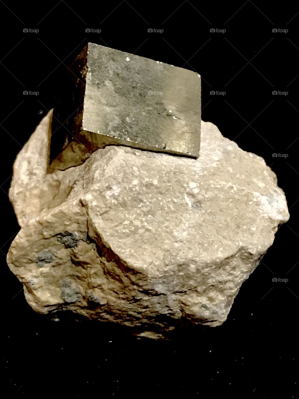 Pyrite cube