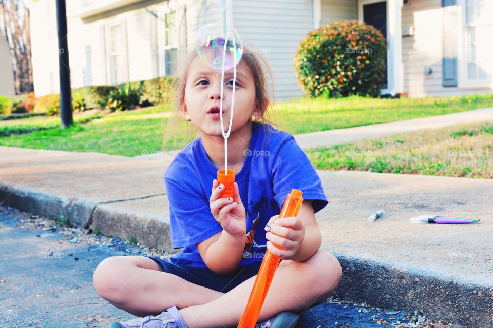 Child, Girl, People, Outdoors, Summer