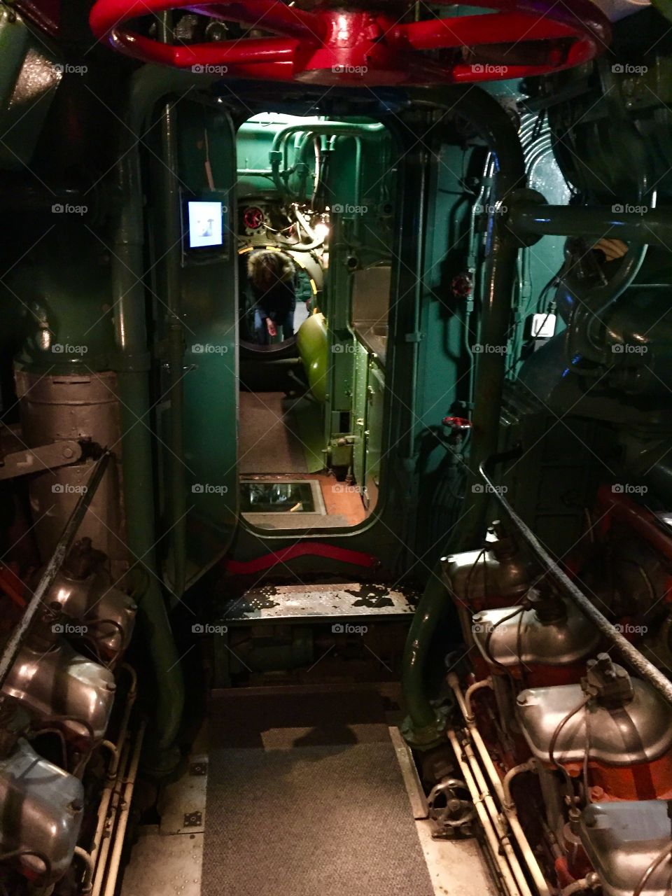 Inside a submarine. Maritim Center Goteborg