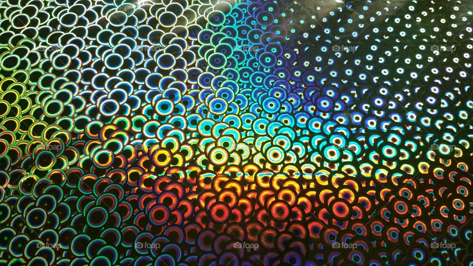 pattern rainbow polka dots circle