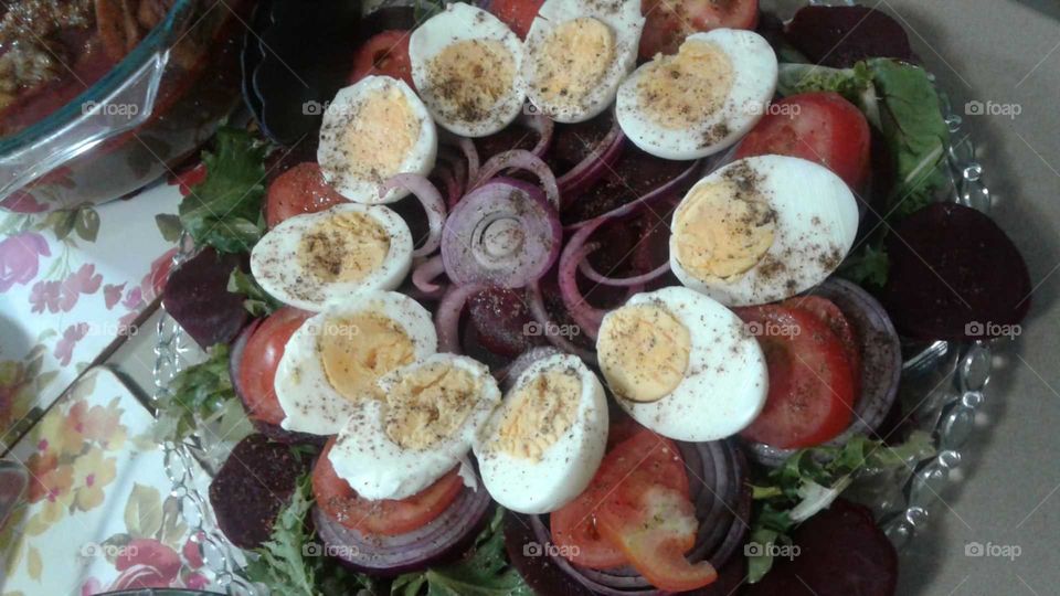 Srilankan style egg salad