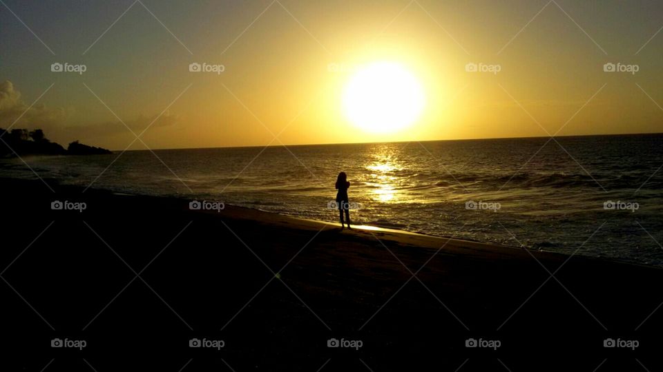 Myself capturing the sunset 💛