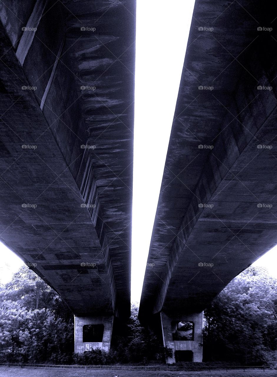 Under bridges