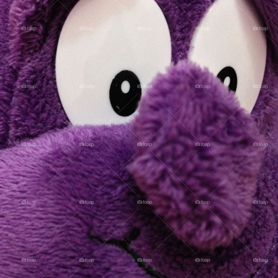 Purple face