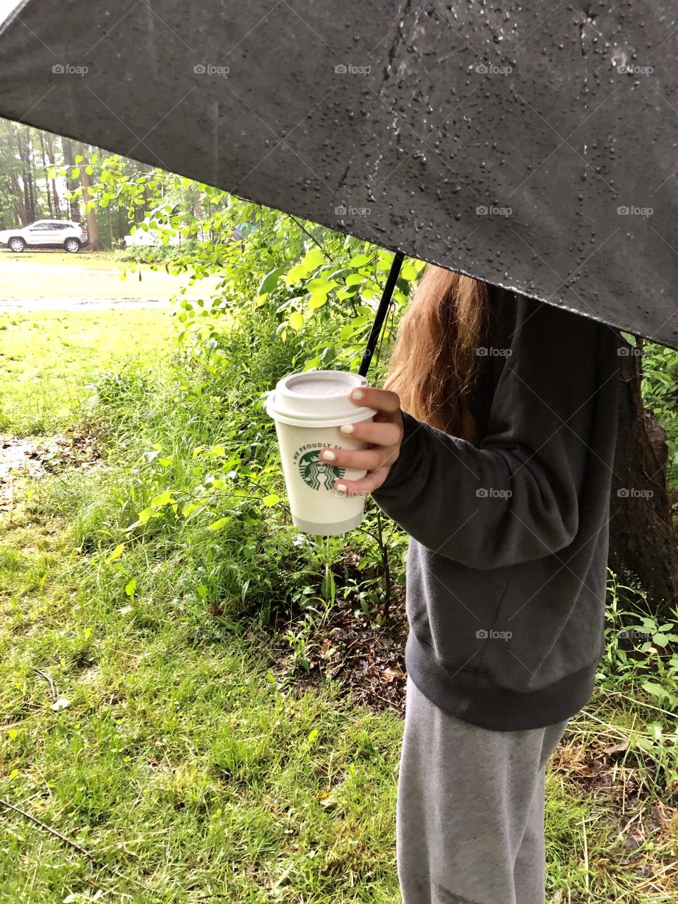 A Walk in the Rain with a Starbucks Coffee 2