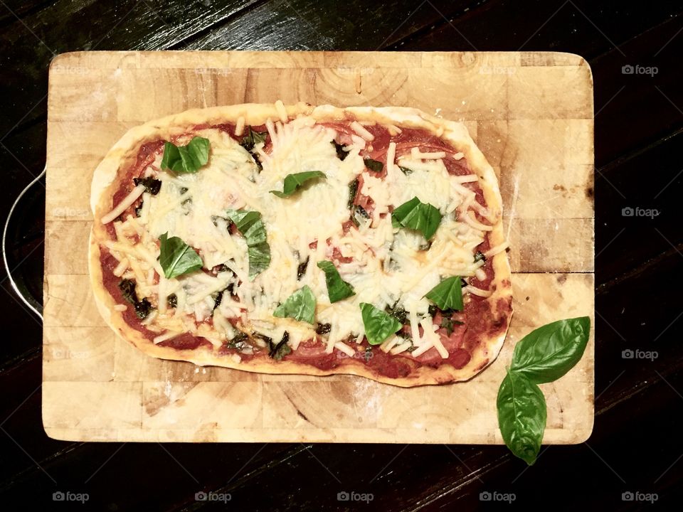 Delicious home made vegan pizza 