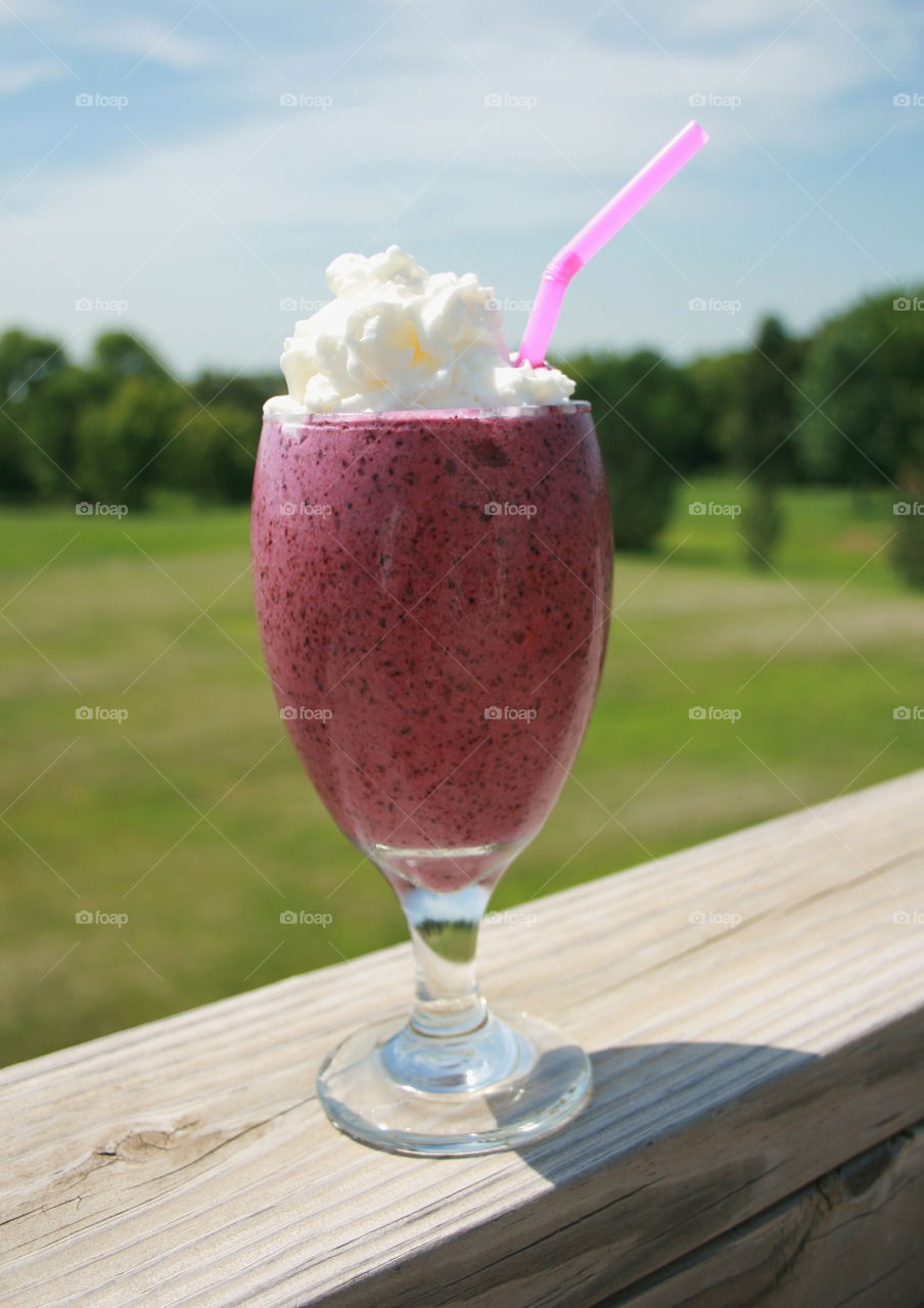 Blueberry Smoothie. Blueberry Smoothie 