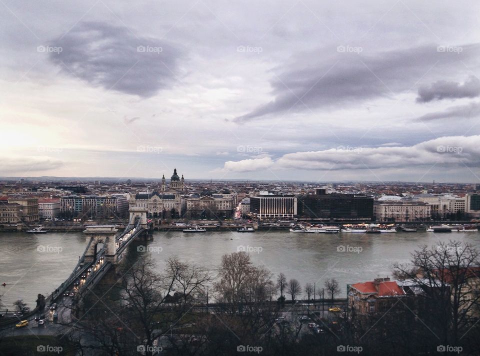 View on the Budapest. Capital of Hungary.