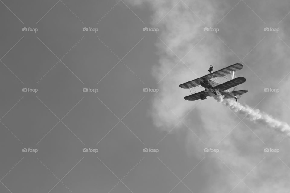 Biplane . Bristol International Balloon Fiesta