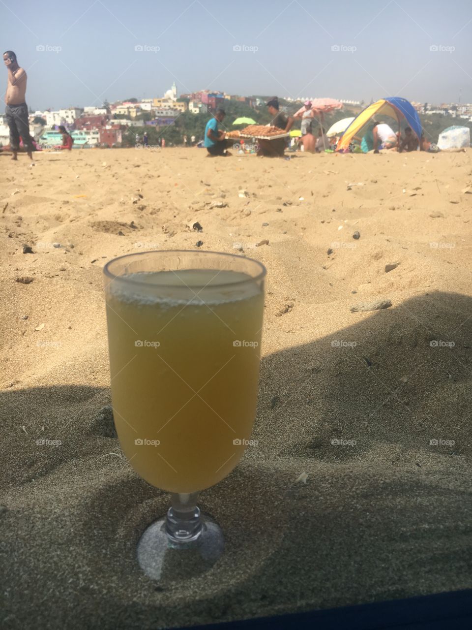 Juice in beach 