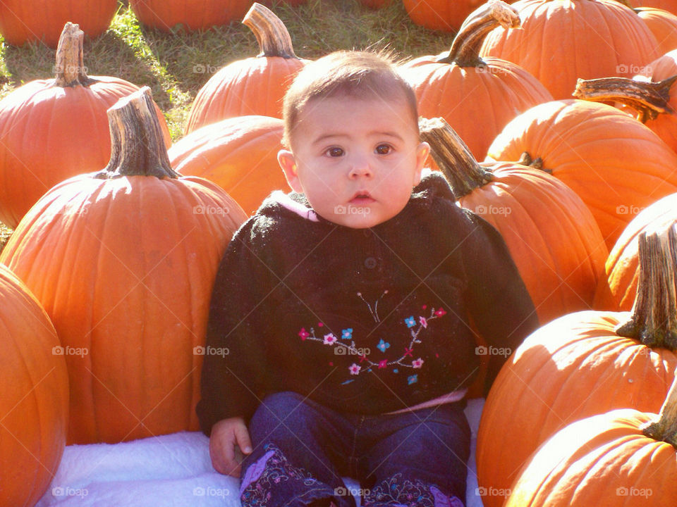 patch girl baby orange by cable