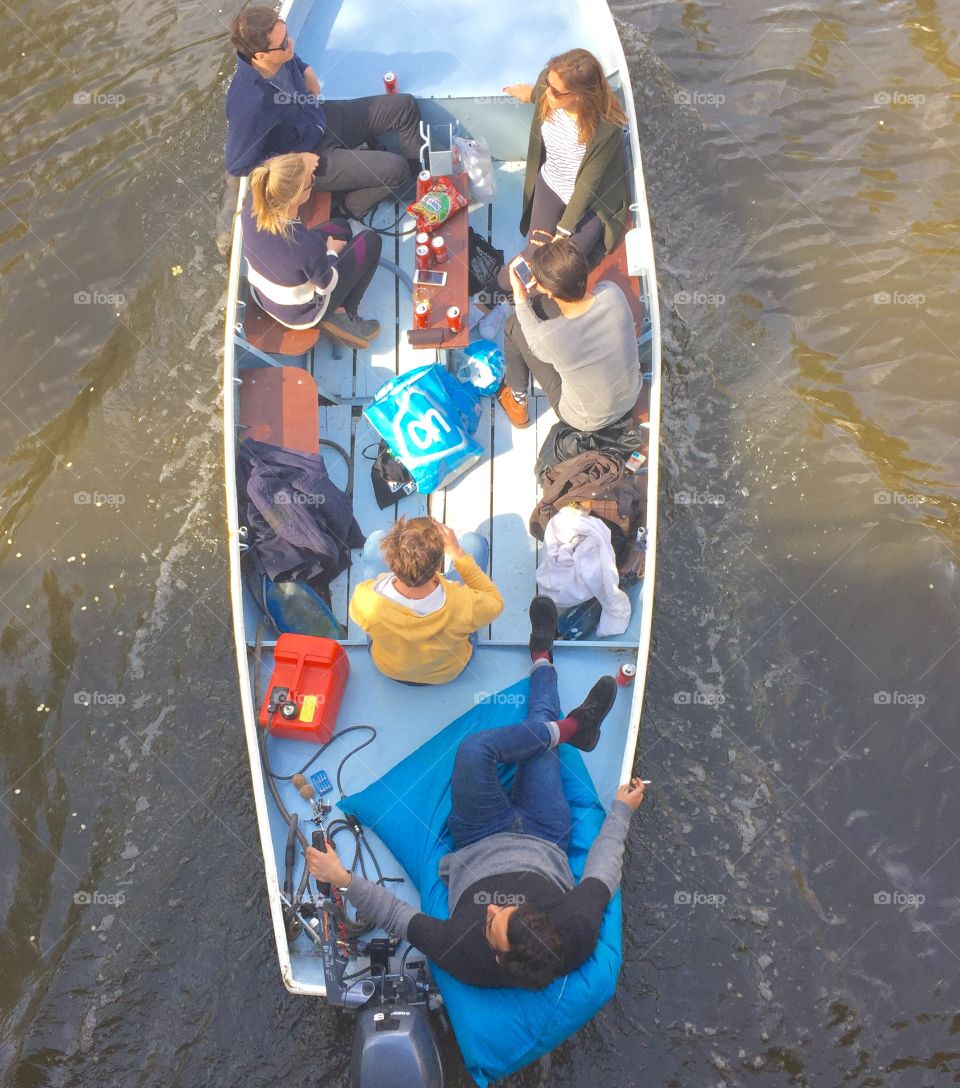 Boat picnic